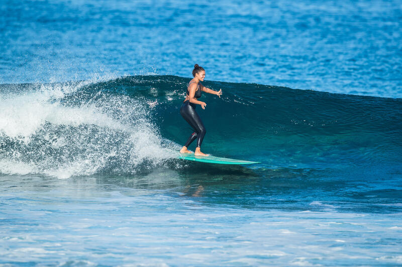 Uv-werende surflegging Rachel zwart tweede huid en corrigerende, hoge tailleband