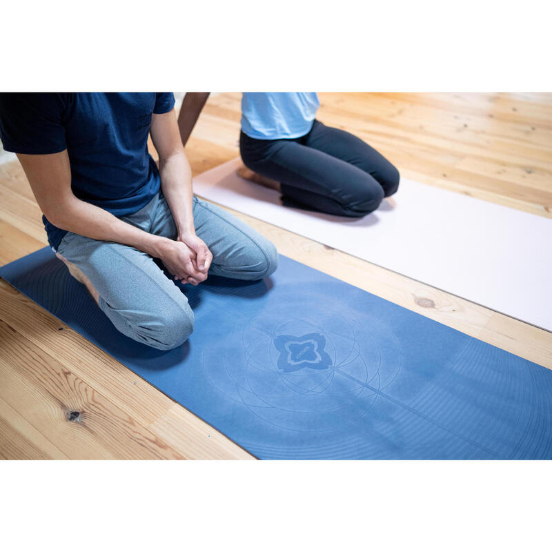 Esterilla de yoga Kimjaly Light 185 cm x 61 cm x 5 mm azul TPE