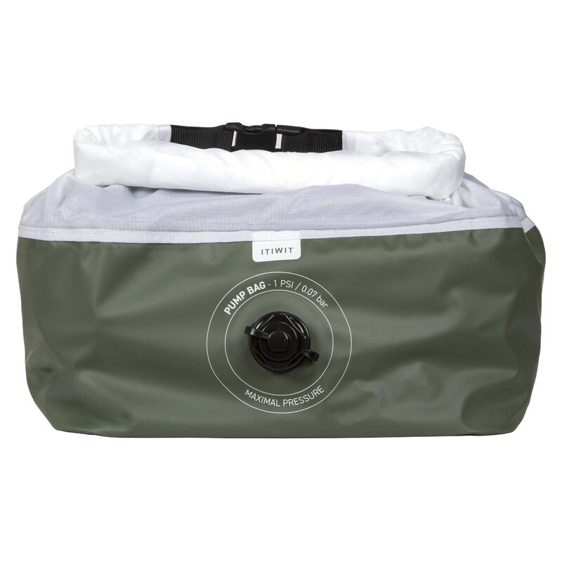 Kajak Packraft 100 aufblasbar Fluss TPU 1-Sitzer - PR100