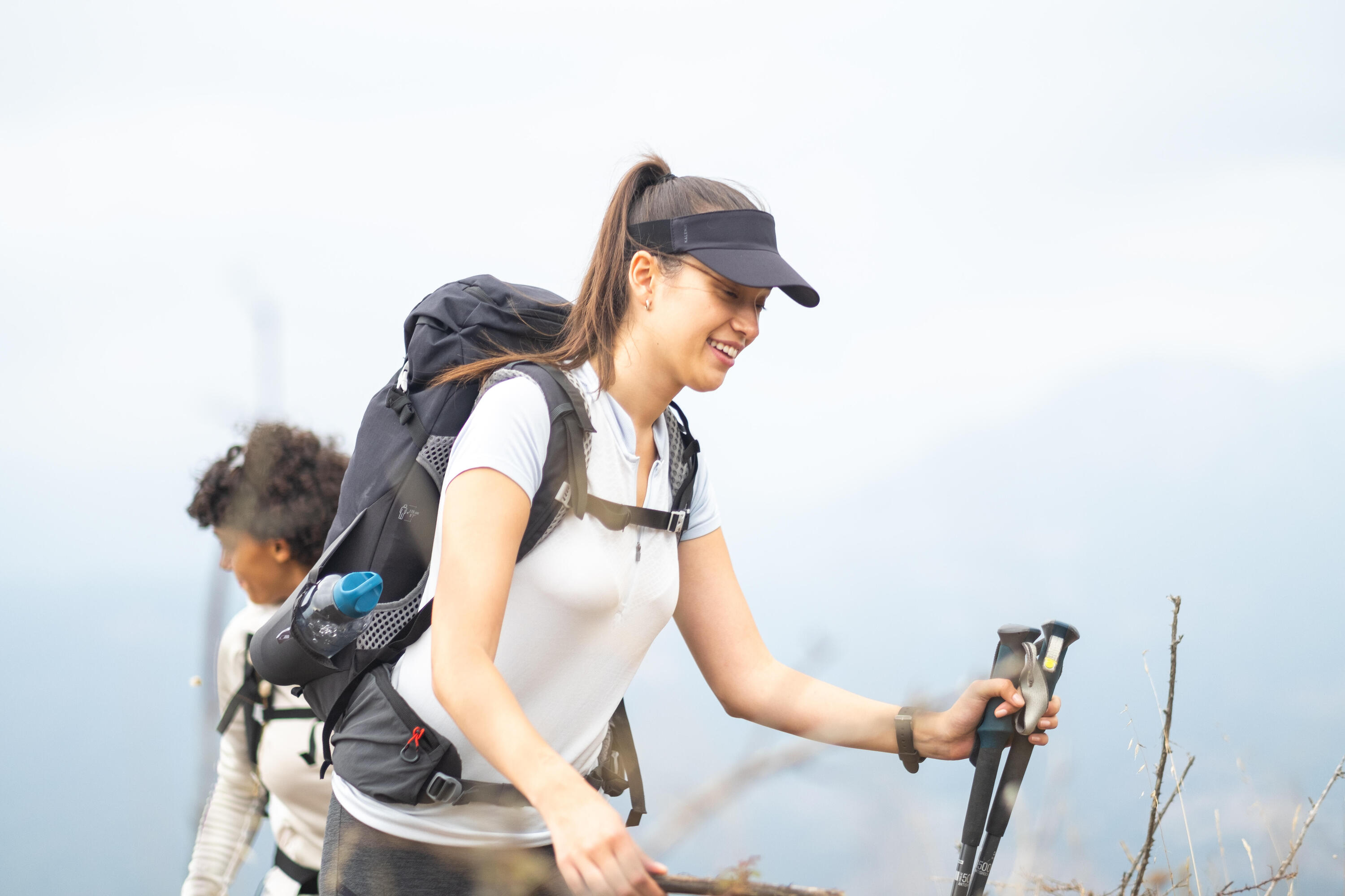 Women's Mountain Walking Short-Sleeved T-Shirt MH900 2/8