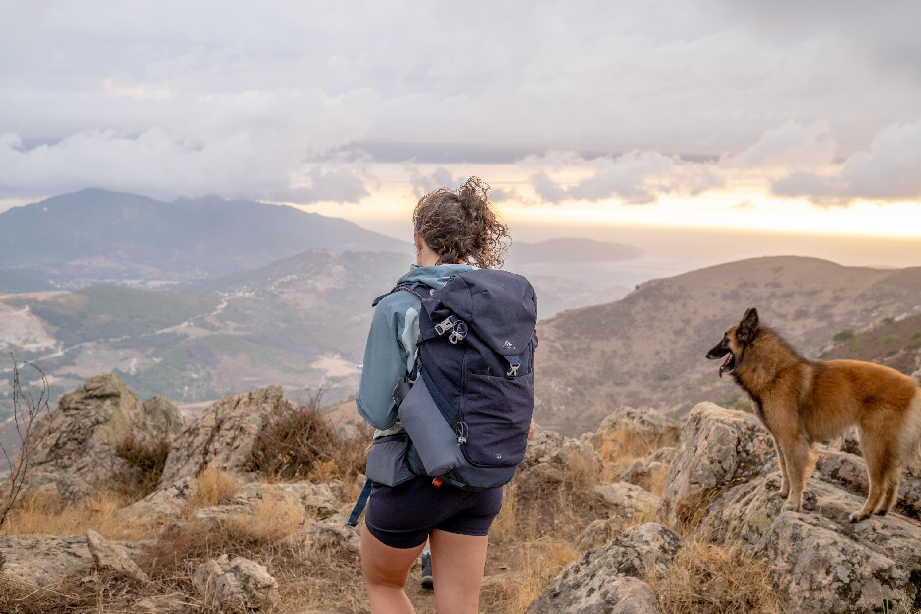 Zaino trekking MH500 30L blu 11/14