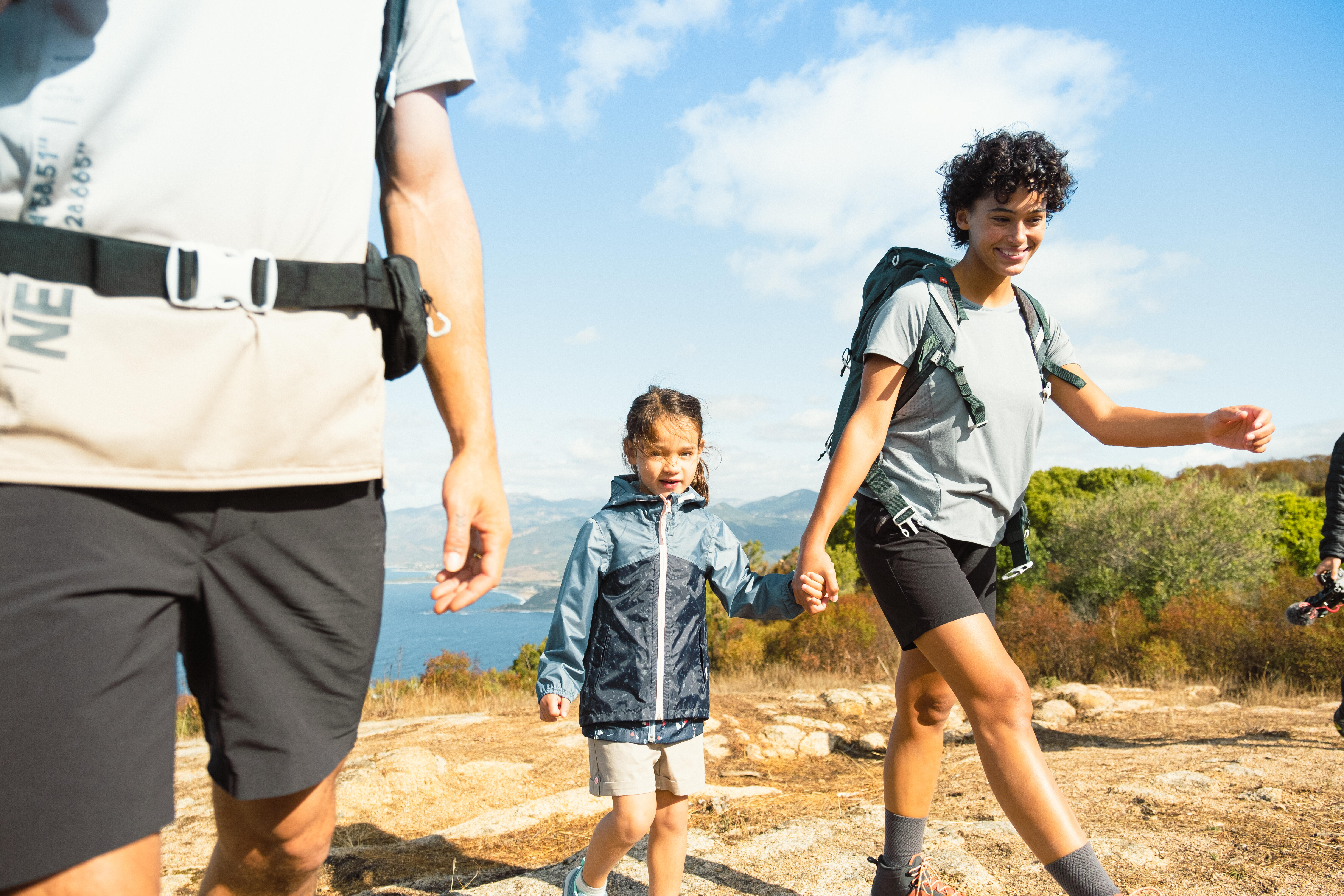 Kids’ Waterproof Hiking Jacket - MH 100 - QUECHUA