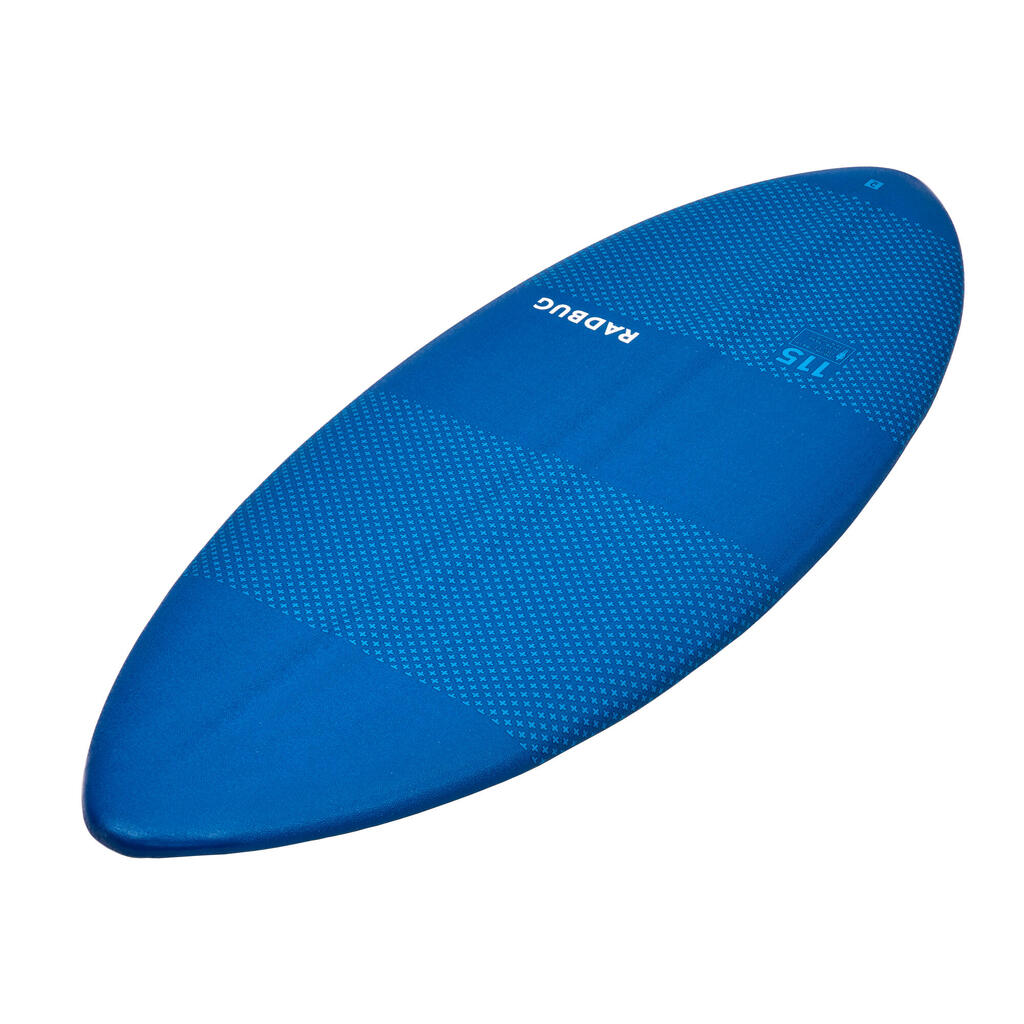Skimboard enfant - 500 mousse bleu turquoise jaune