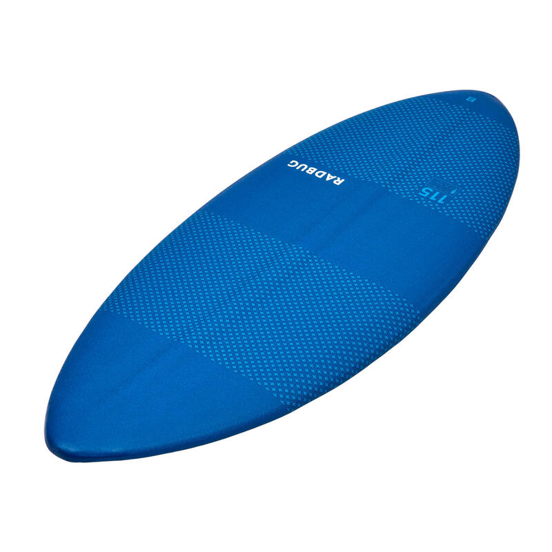 Foam skimboard voor kinderen 500 blauw turquoise geel