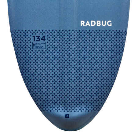 Adult foam skimboard - blue grey