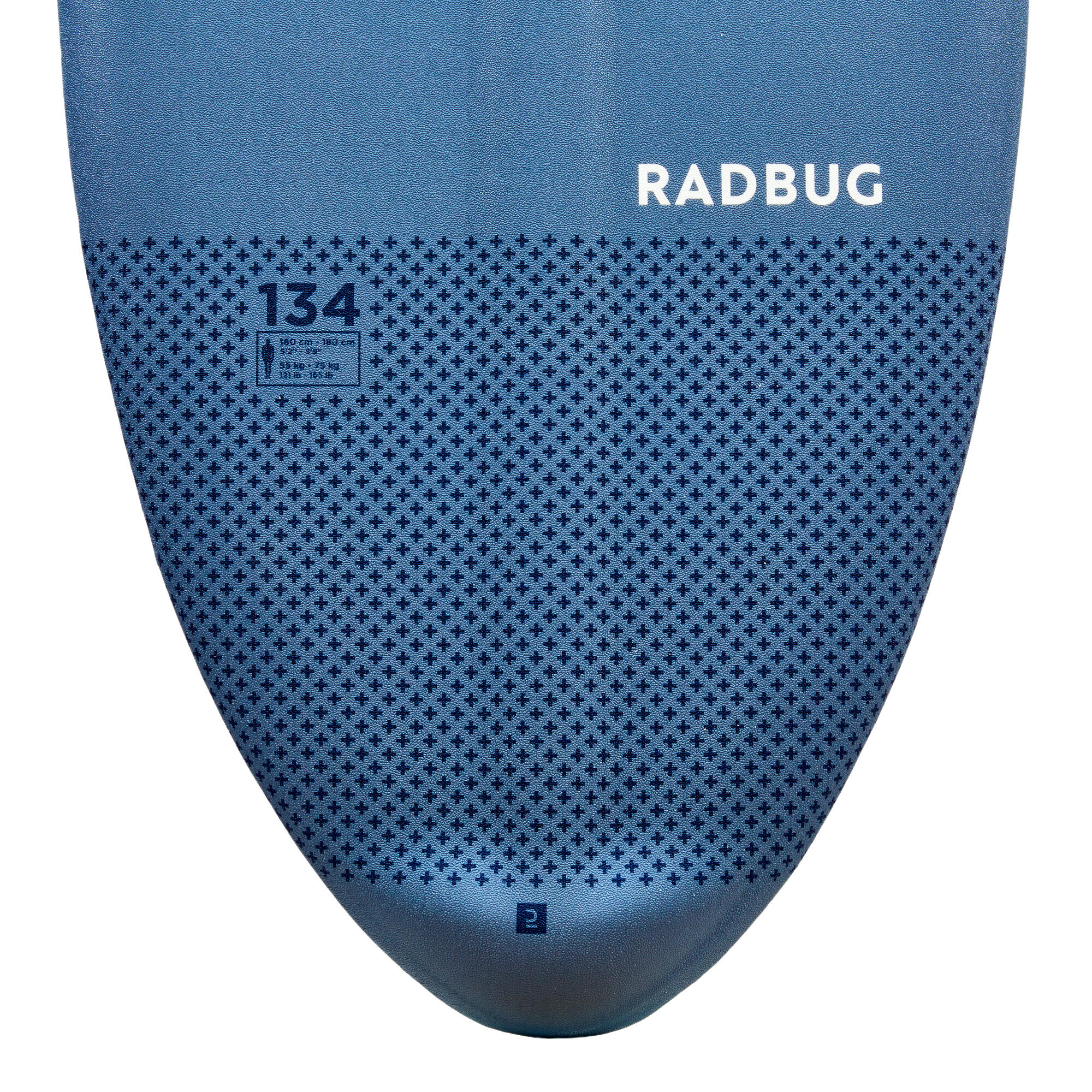 Adult foam skimboard - blue grey 5/8