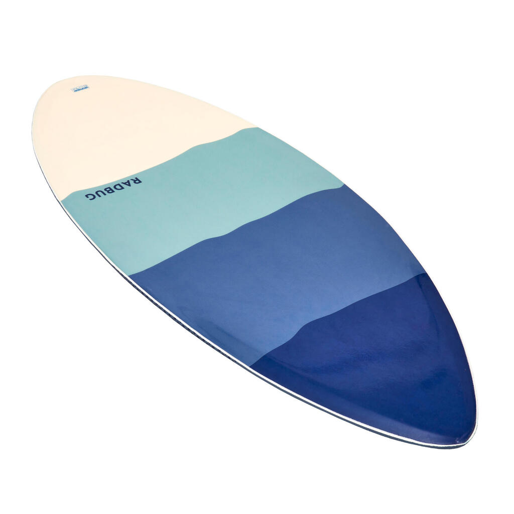 Skimboard mousse adulte - 500 bleu gris