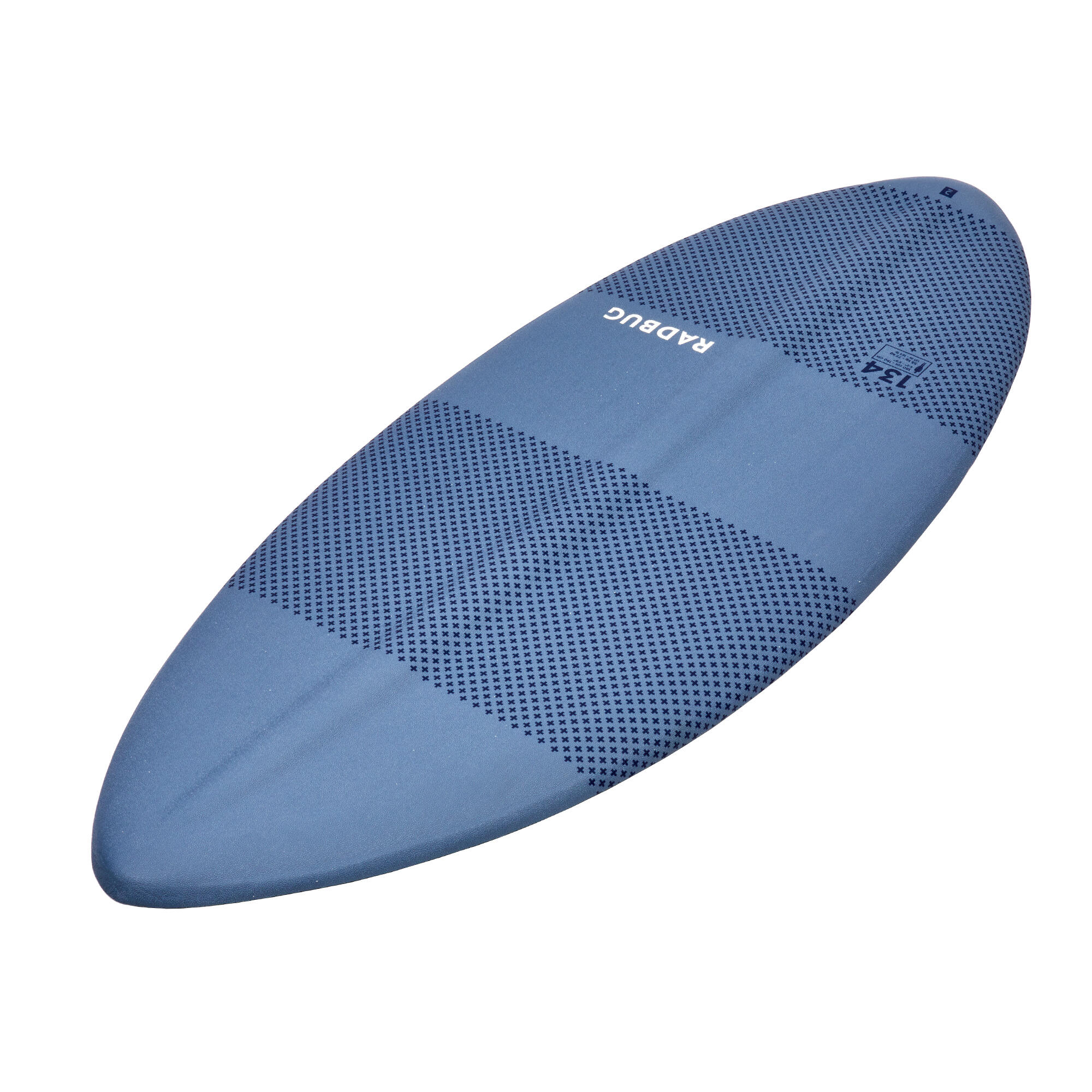 Adult foam skimboard - blue grey 7/8