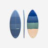 Skimboard mousse adulte bleu gris