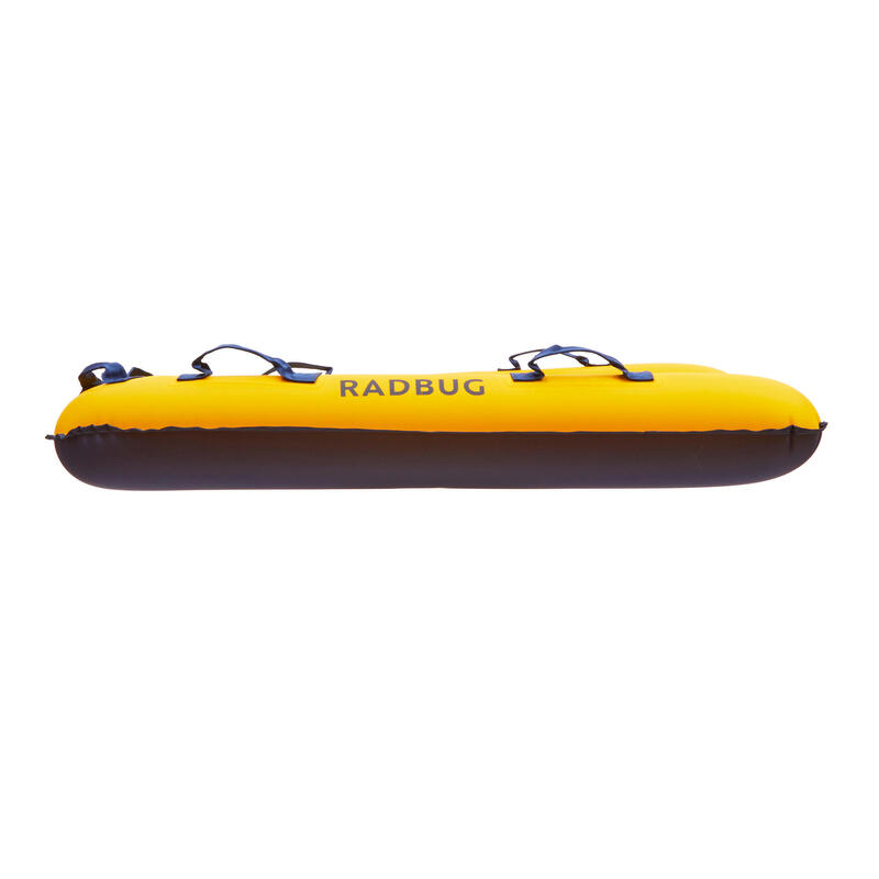 Bodyboard Tandem Kinder/Damen/Herren aufblasbar - gelb