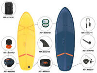 BEGINNERS TOURING INFLATABLE STAND-UP PADDLEBOARD PACK (BOARD, PUMP AND PADDLE)