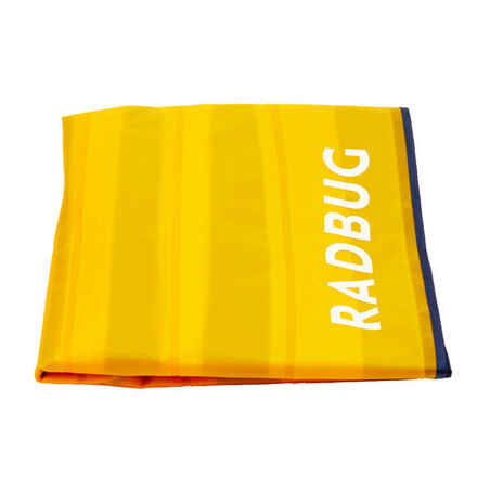 INFLATABLE BEGINNER BODYBOARD COMPACT YELLOW ( 25 -90KG)