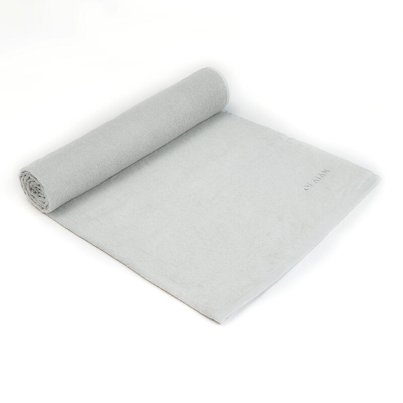L 號基本款毛巾（145 x 85 cm）－灰色