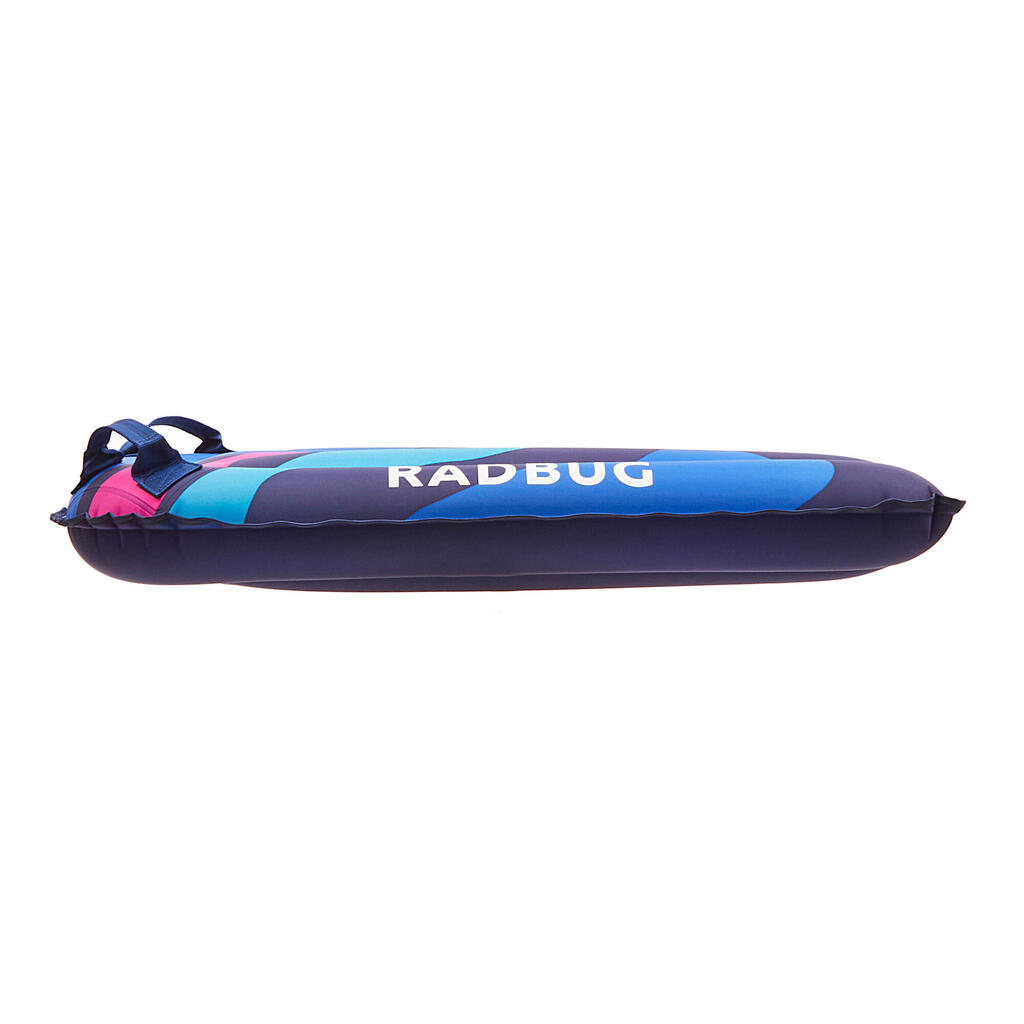 COMPACT INFLATABLE DISCOVERY BODYBOARD - CAMO BLUE GREY (>25 KG)