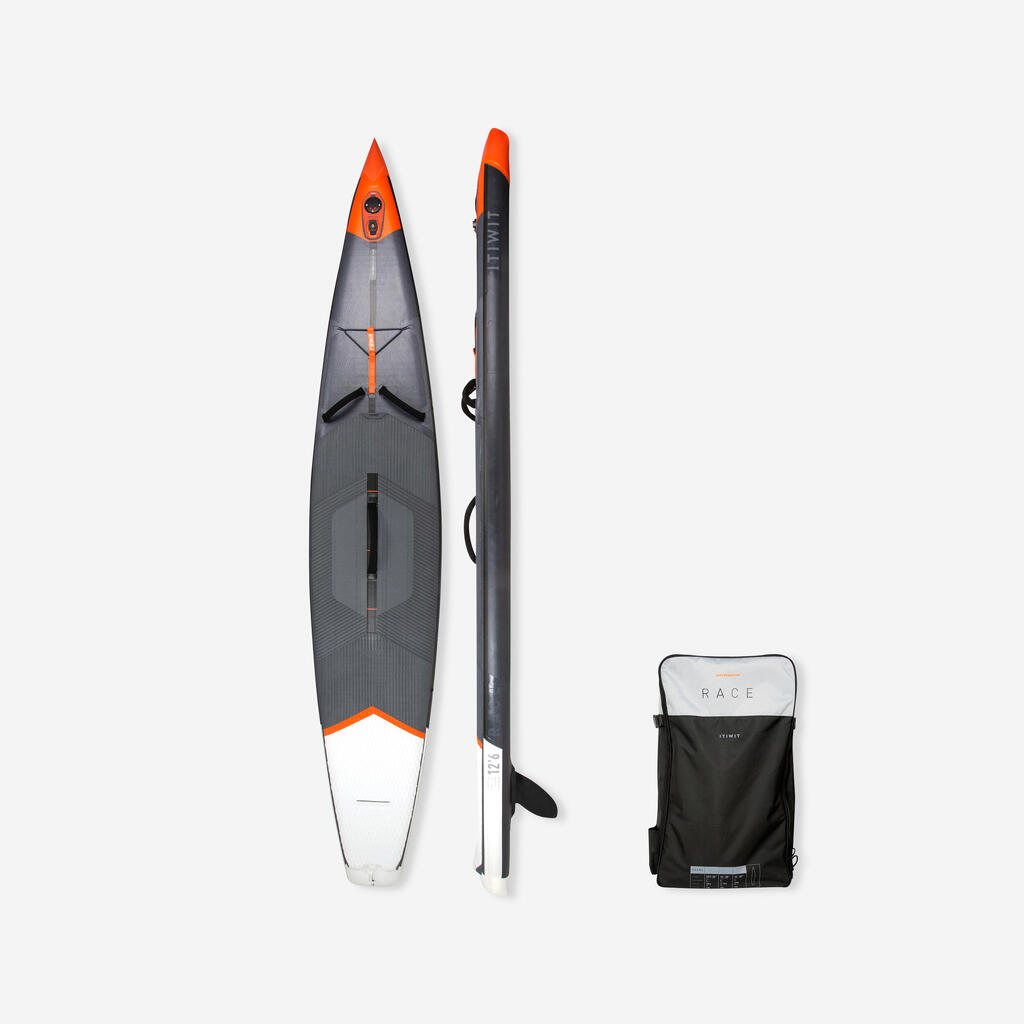 SUP-Board Stand up Paddle aufblasbar 12,6´- R500 Racing