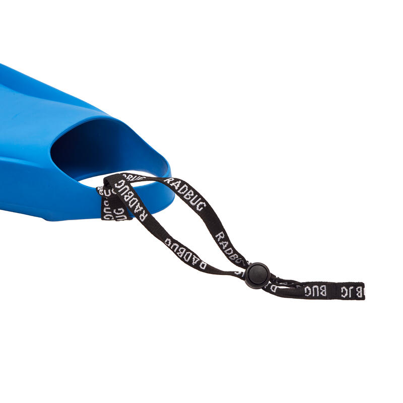 Coardă labe înot bodyboard ușoară cu șireturi 500 Fin leash light Gri