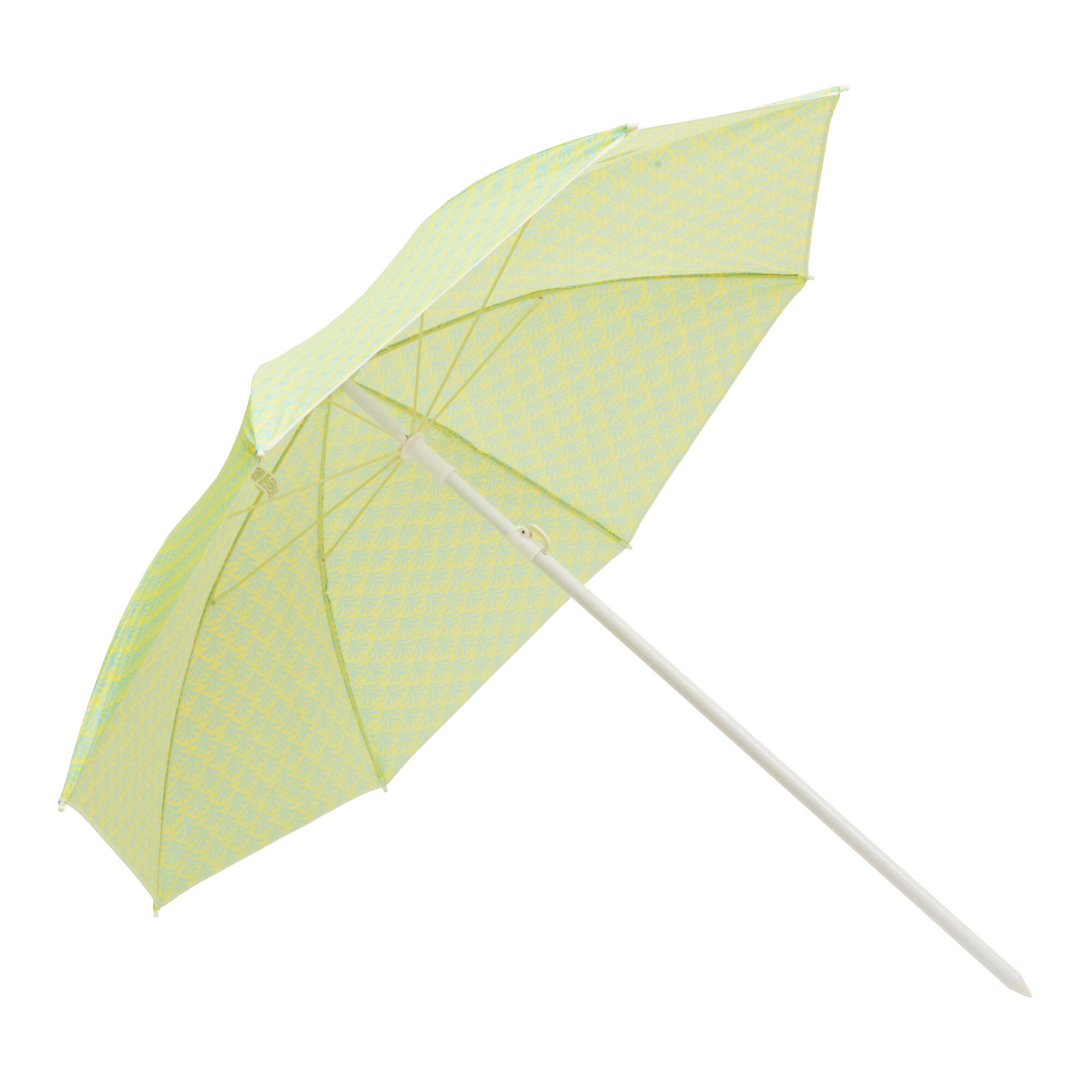 PARUV 160 BEACH PARASOL UPF 50+ 2 PLACES - SKY BLUE PRINT 7/9