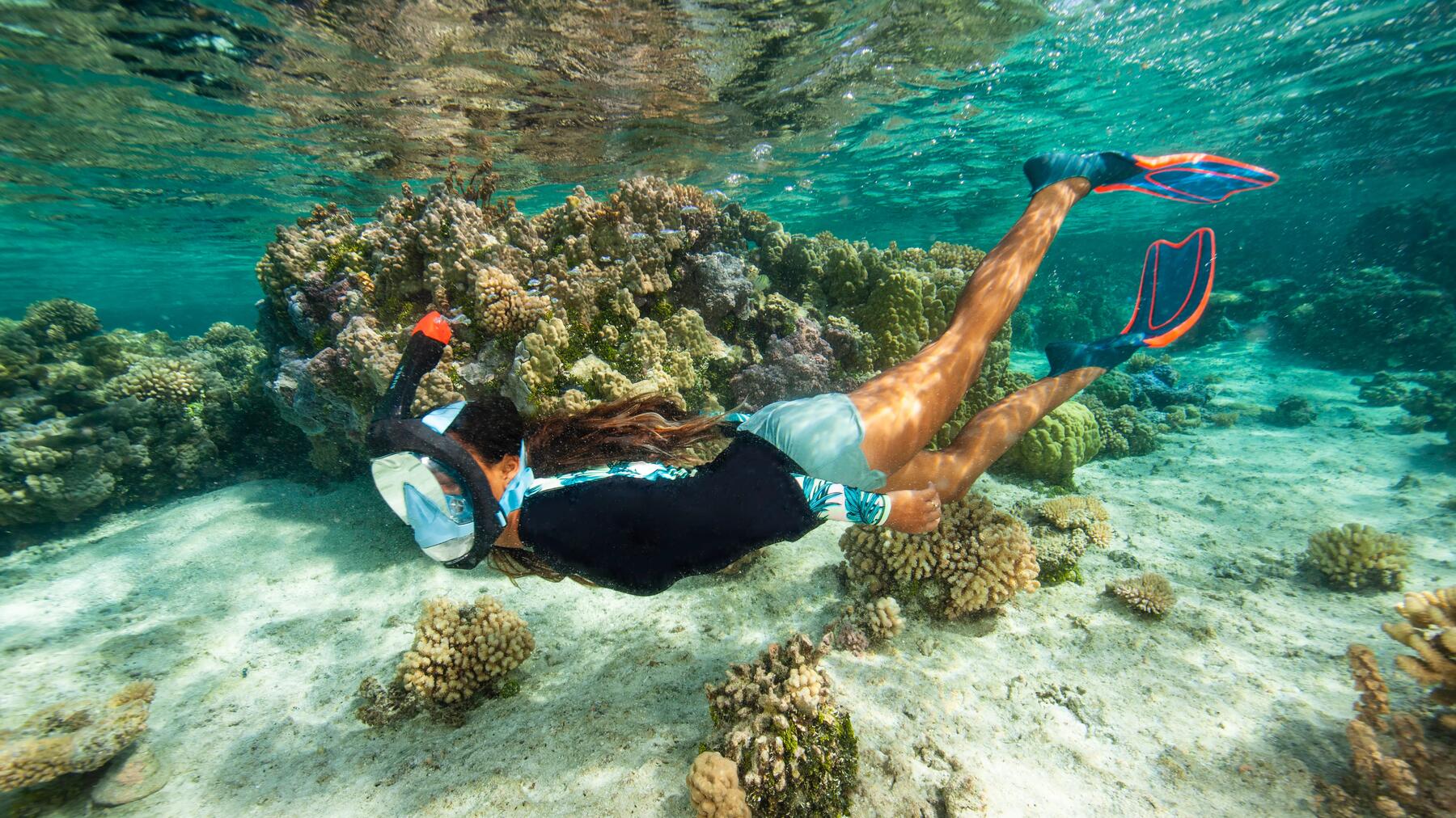 mama dochter snorkelen easybreath
