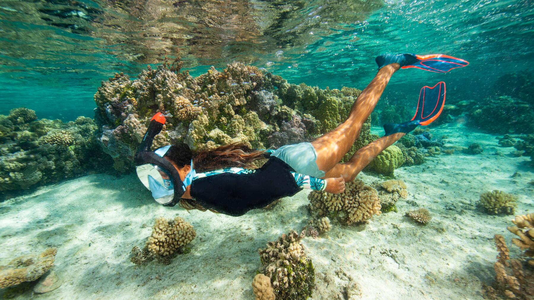 mama dochter snorkelen easybreath