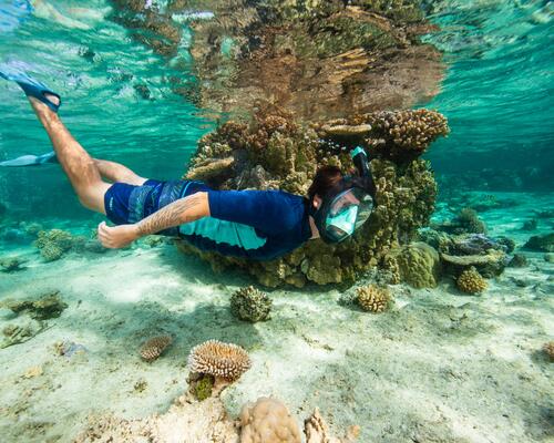 Snorkeling femme