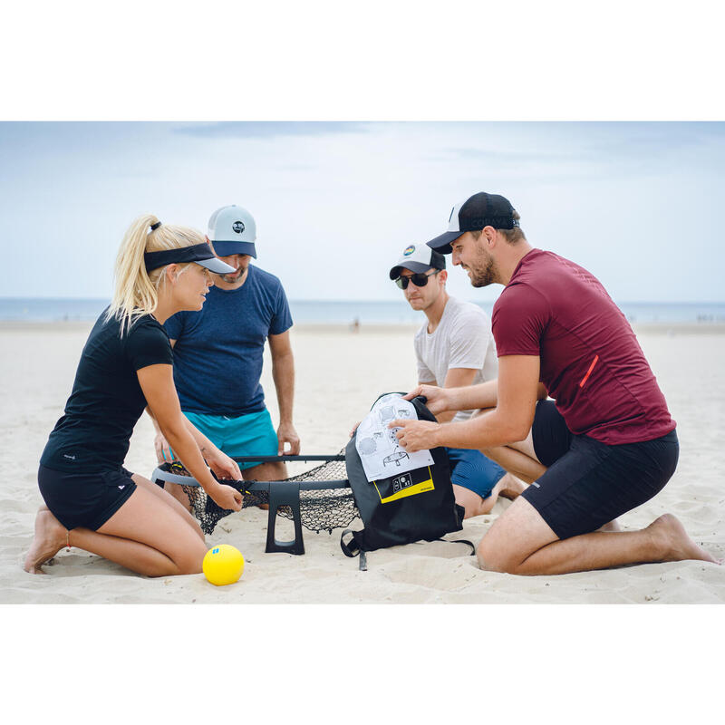 Kit ROUNDNET beach volley riciclato nero | spikeball