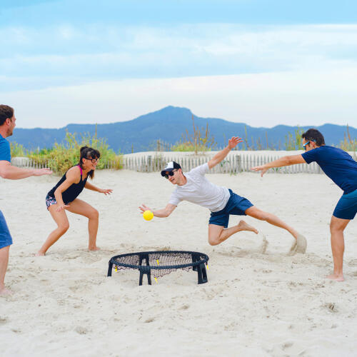 REDE REDONDA DE SPIKEBALL RECICLADA (CONJUNTO)