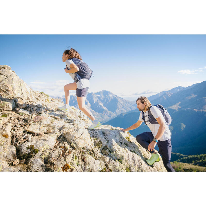 女款超輕量極速登山健行短褲 FH 900 - 深藍色