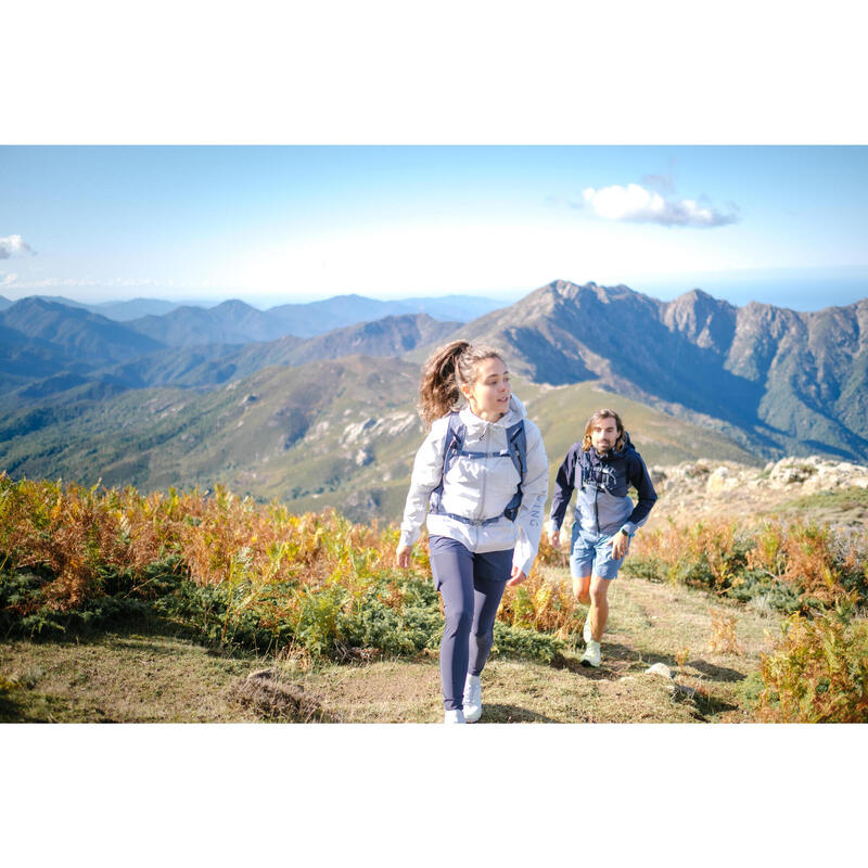 Mallas con pantalón corto de montaña y trekking ultraligeras Mujer FH900 Azul