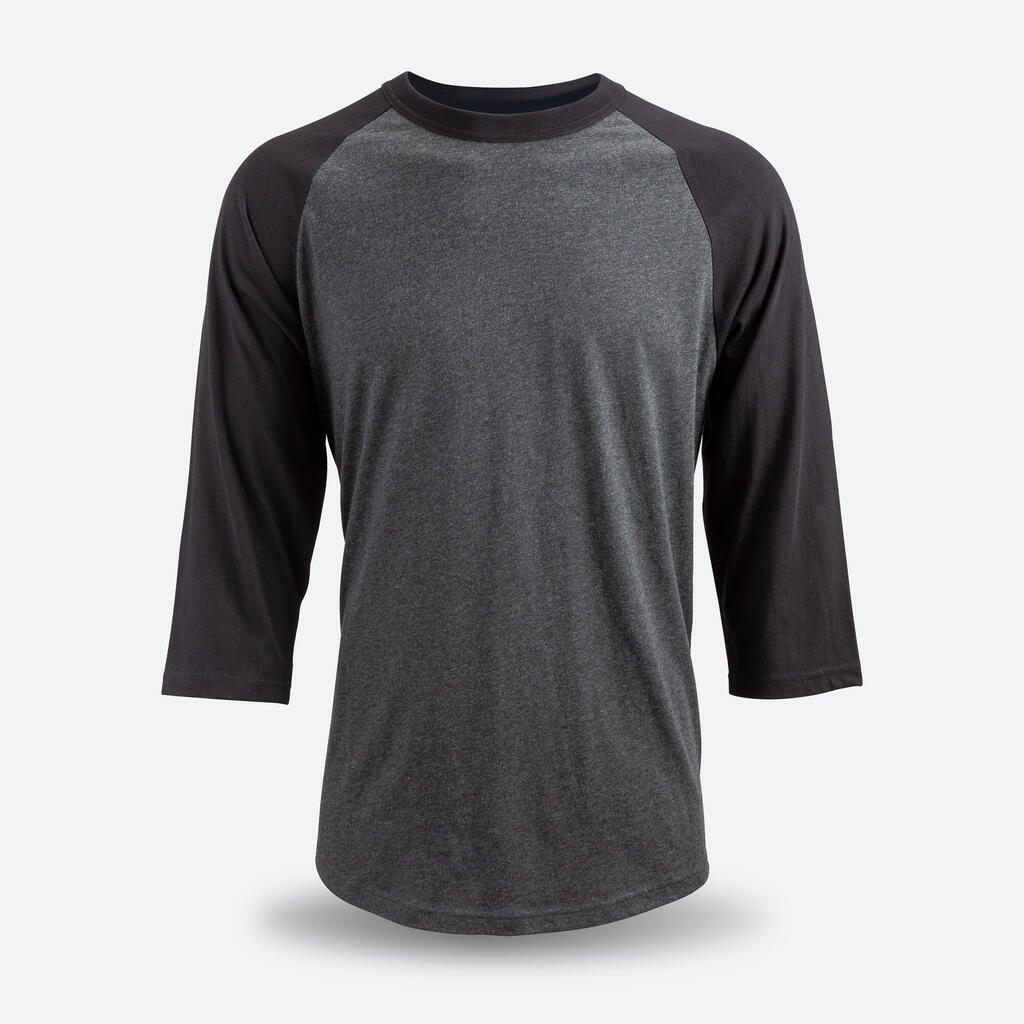 Camiseta de béisbol para hombre Kipsta BA550 negro