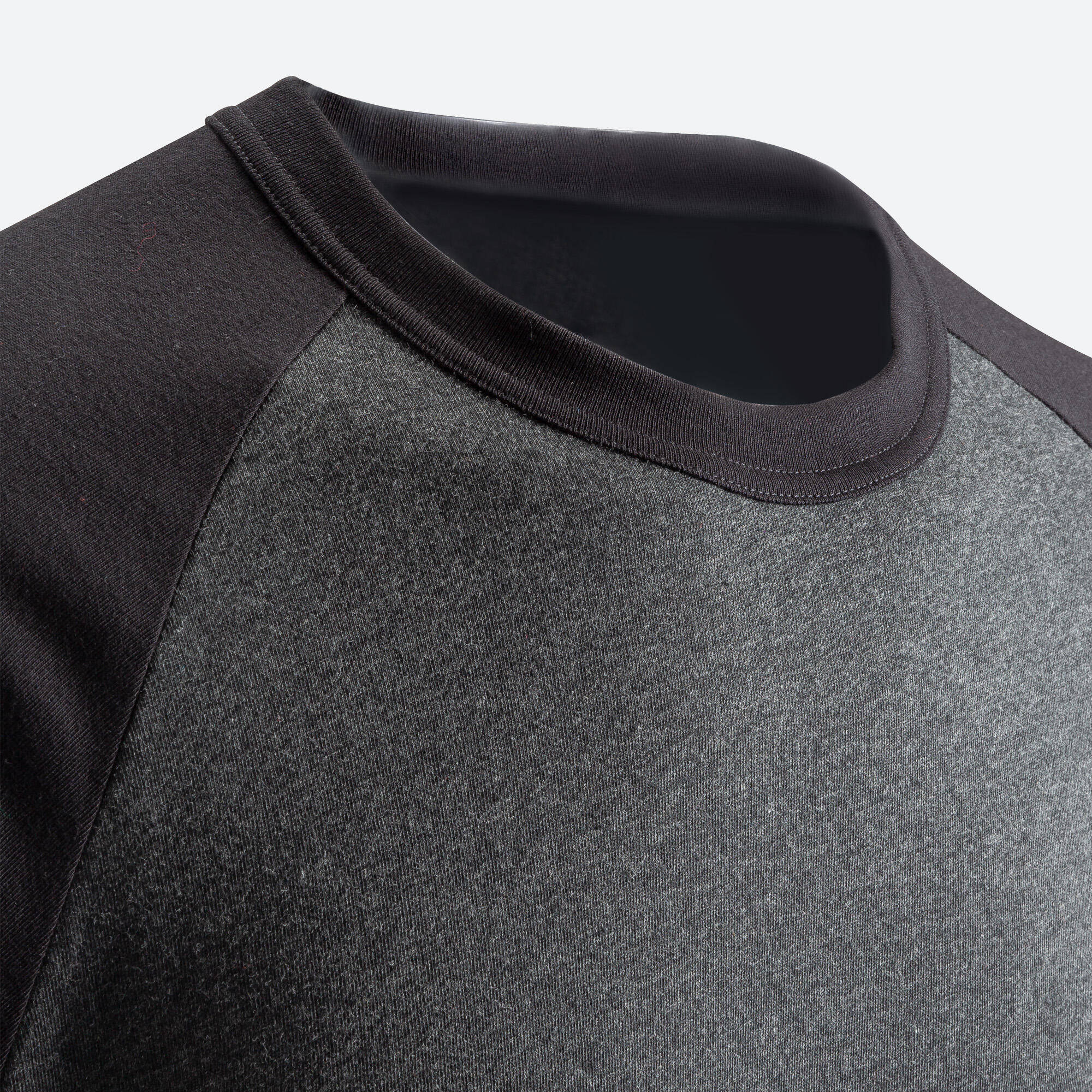 Men Baseball Long Sleeved TShirt - Grey & Black -  5