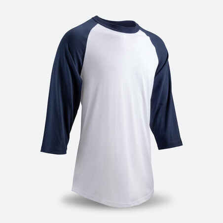 Vyriški marškinėliai „Kipsta BA550“, balti, mėlyni