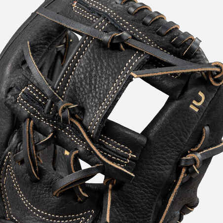 Baseball glove right-Hand Throw Adult - BA550 Black