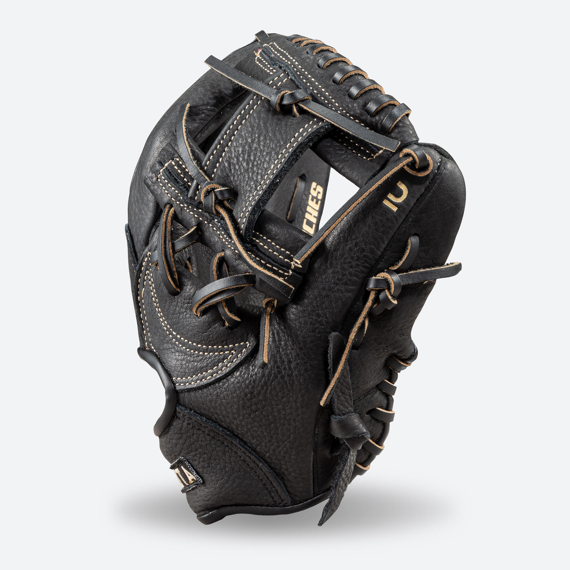 RightHanded Baseball Glove BA 550 Black black Kipsta Decathlon