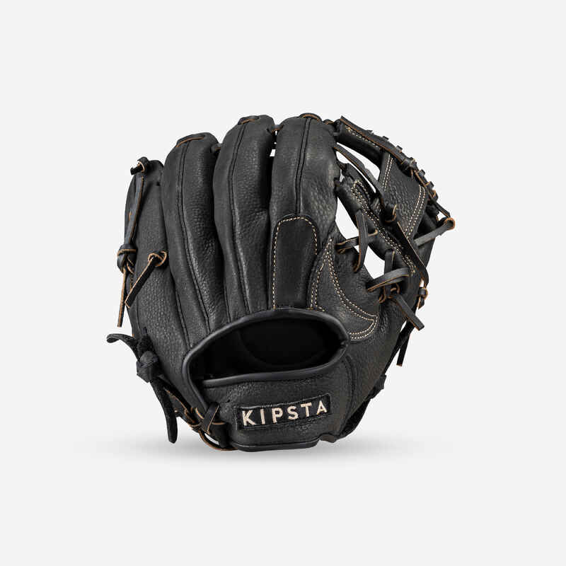 Baseball glove right-Hand Throw Adult - BA550 Black