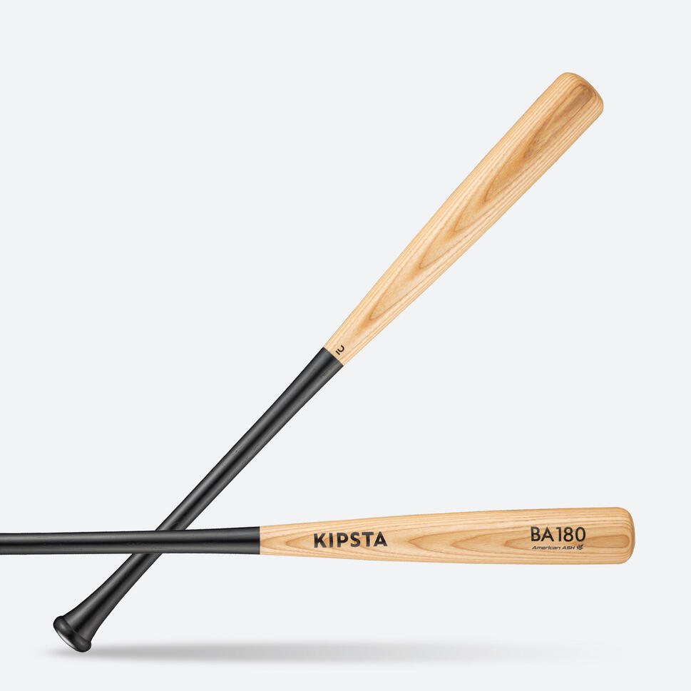 Batte de Baseball en Bois 30" ou 33" BA180 Noir KIPSTA Decathlon