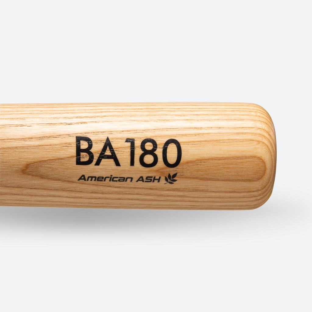 Medinė beisbolo lazda „BA180“, 30 arba 33 col., juoda