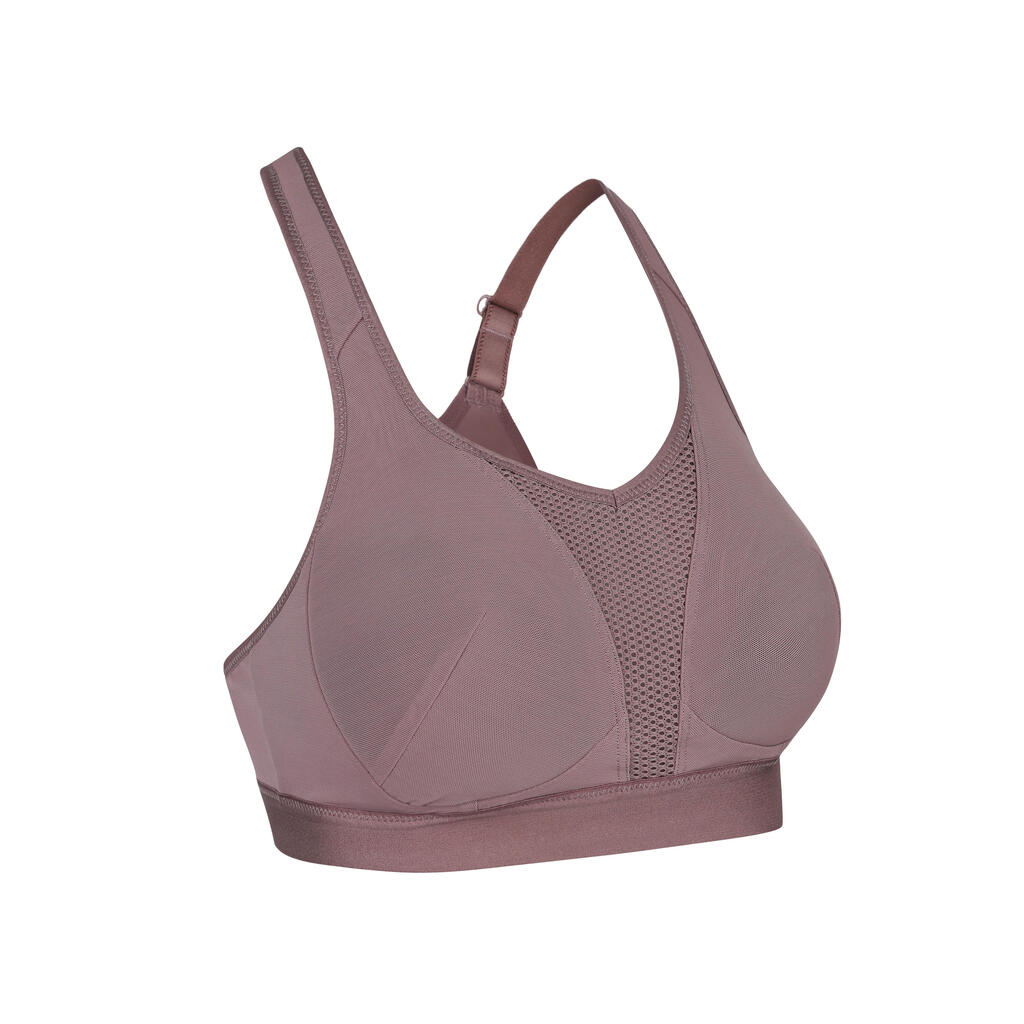 Women's High Support Convertible Strap Sports Bra - Taupe Pink