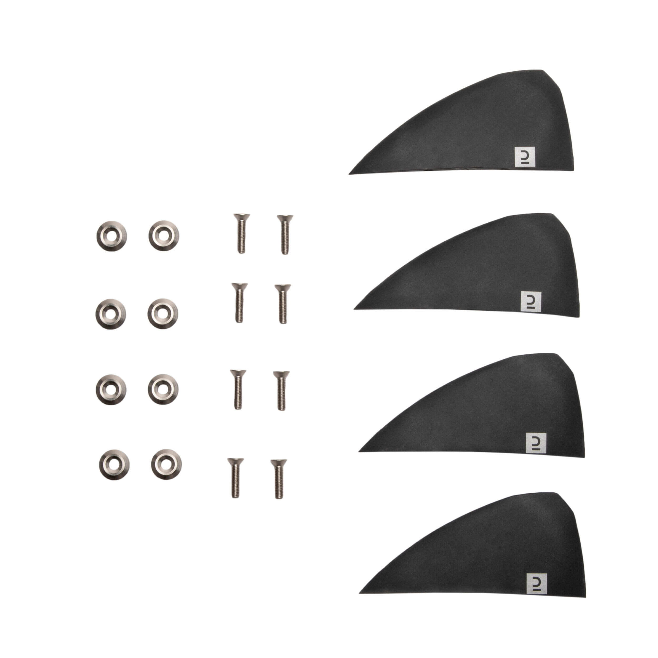 ORAO SET of 4 UNIVERSAL FINS for KITESURFING BOARD type TWIN TIP