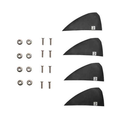 SET of 4 UNIVERSAL FINS for KITESURFING BOARD type TWIN TIP