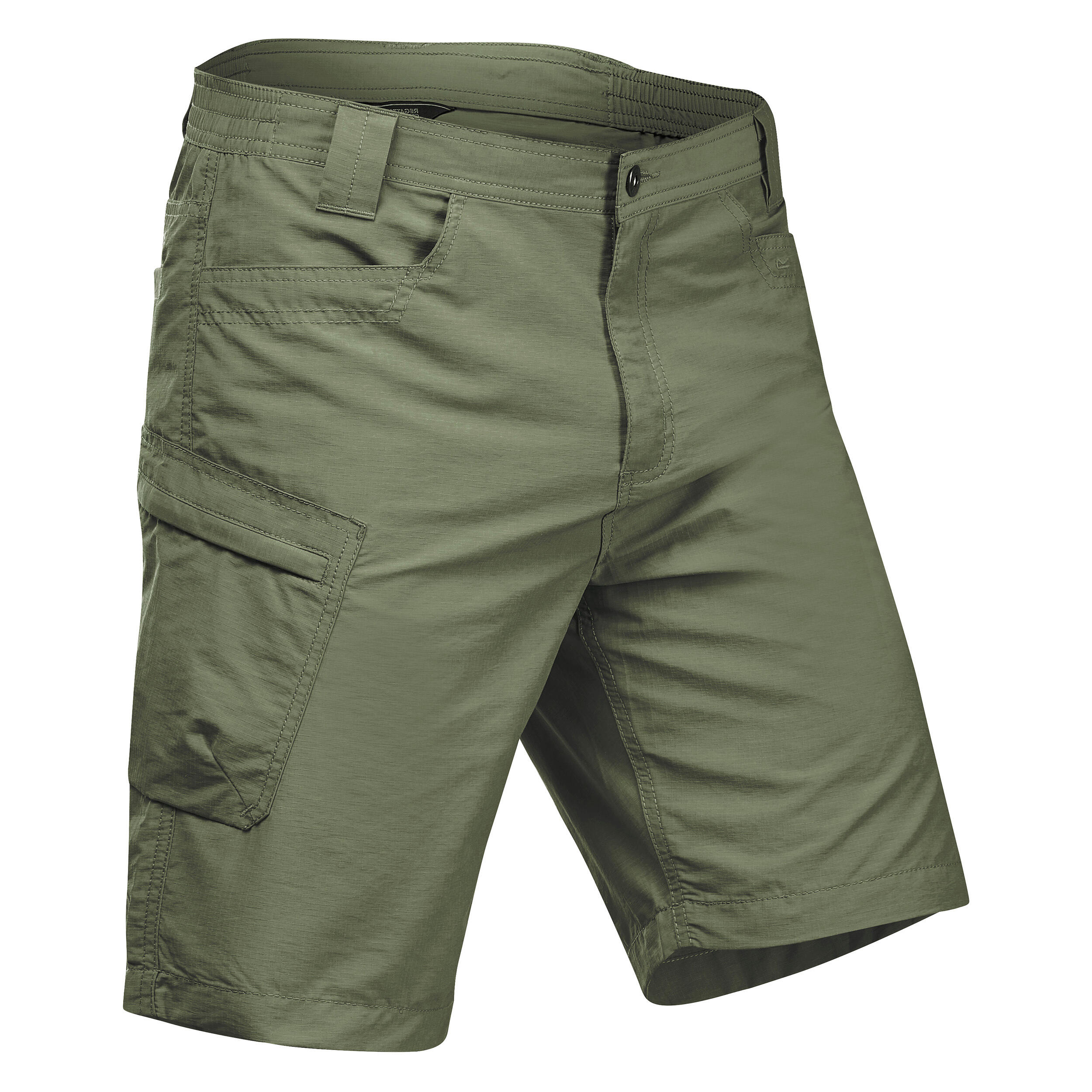 Short de randonnee DELGADO Dark KAKI Homme REGATTA Decathlon