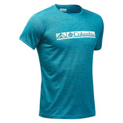 Tee-Shirt manches courtes de randonnée montagne - Columbia Alpine Chill Blue