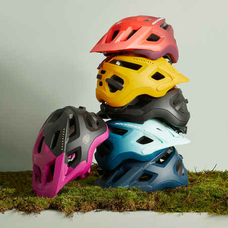 Mountain Bike Helmet ST 500 - Violet/Black Ltd