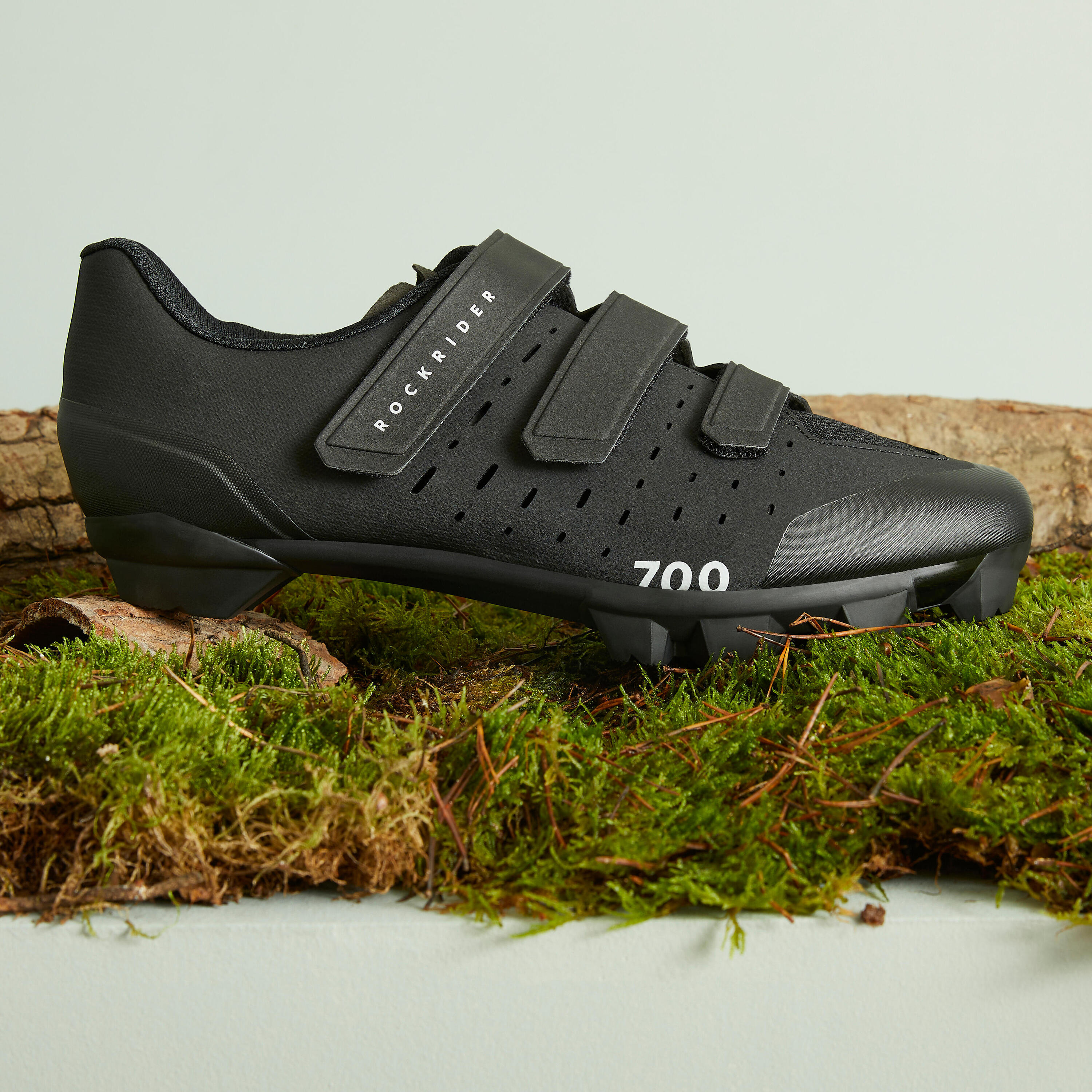 Fahrradschuhe MTB / Gravel RACE 700 schwarz 15/20