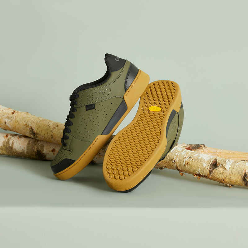Fahrradschuhe All Mountain für Flachpedale – Giro Tracer khaki