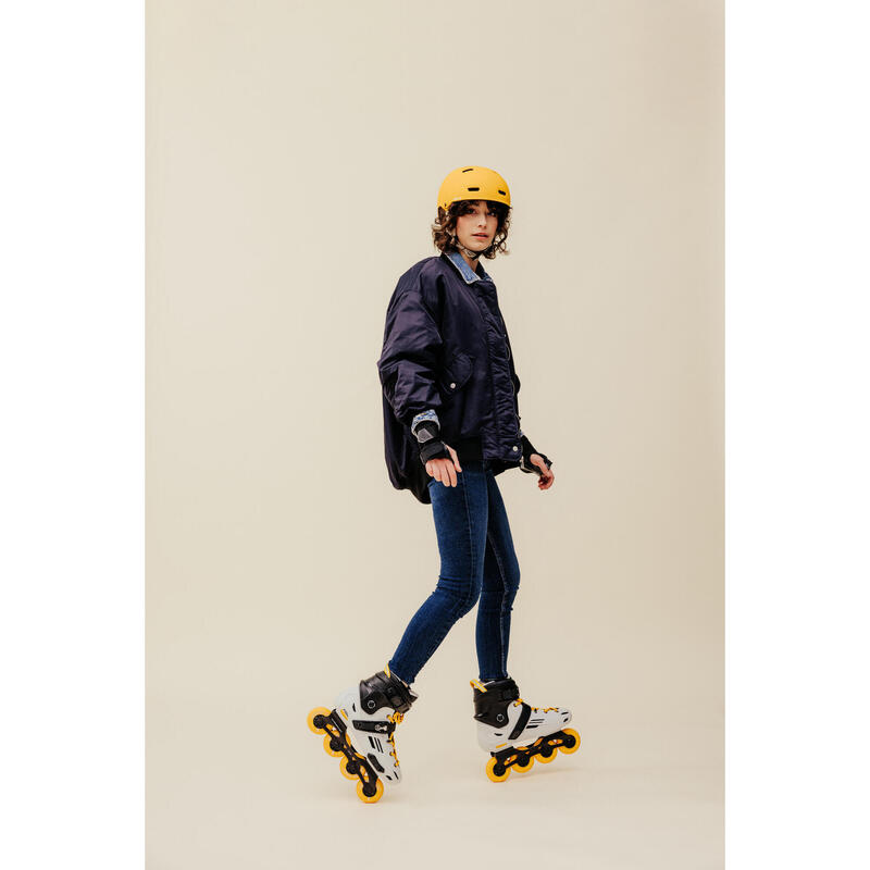 Inline Skates Inliner Freeride MF500 Greylo Erwachsene 