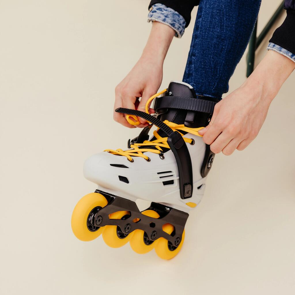 Suaugusiųjų riedučiai „Freeride Hardboot MF500“, pilki