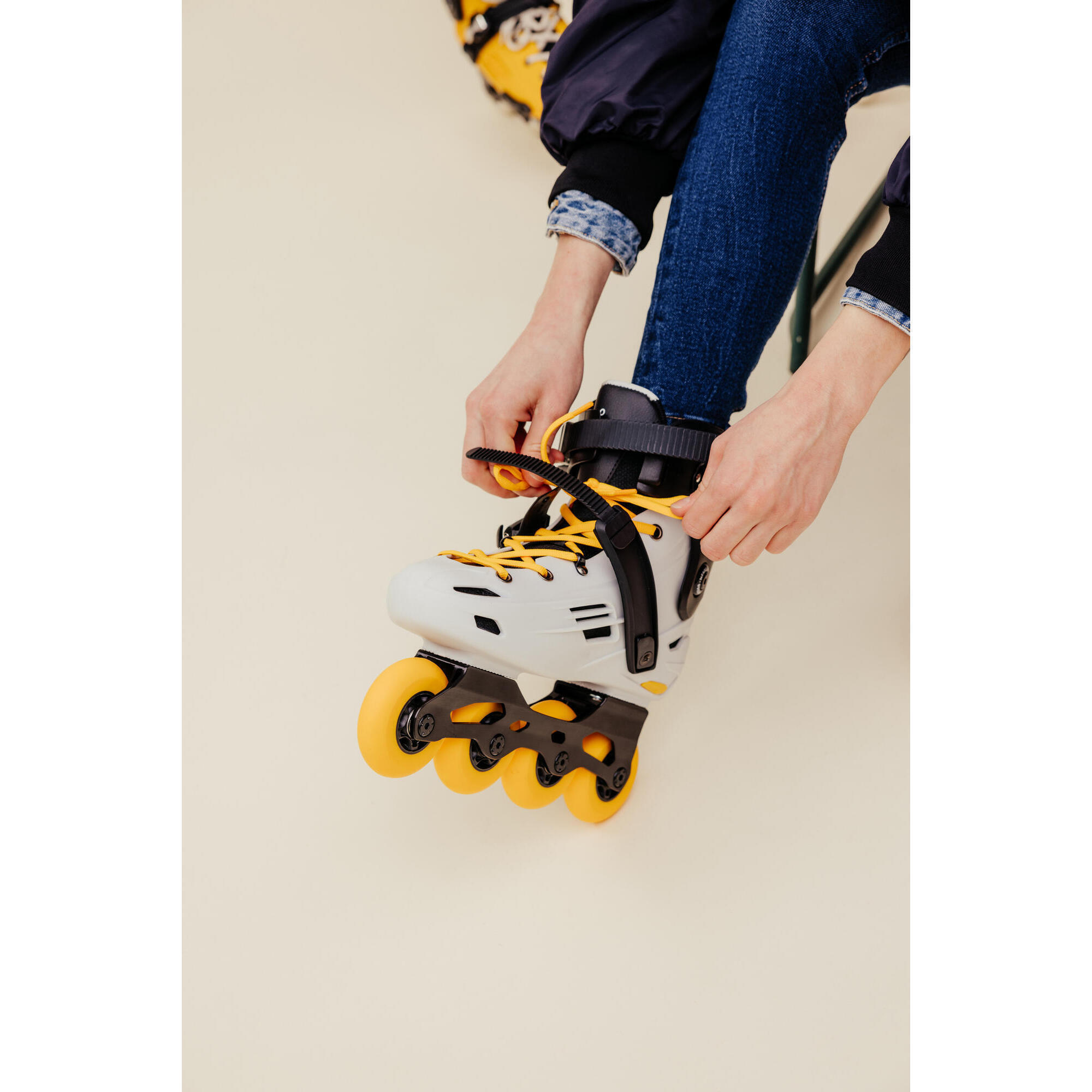 Adult Freeride Inline Skates MF500 - Greylo 10/15