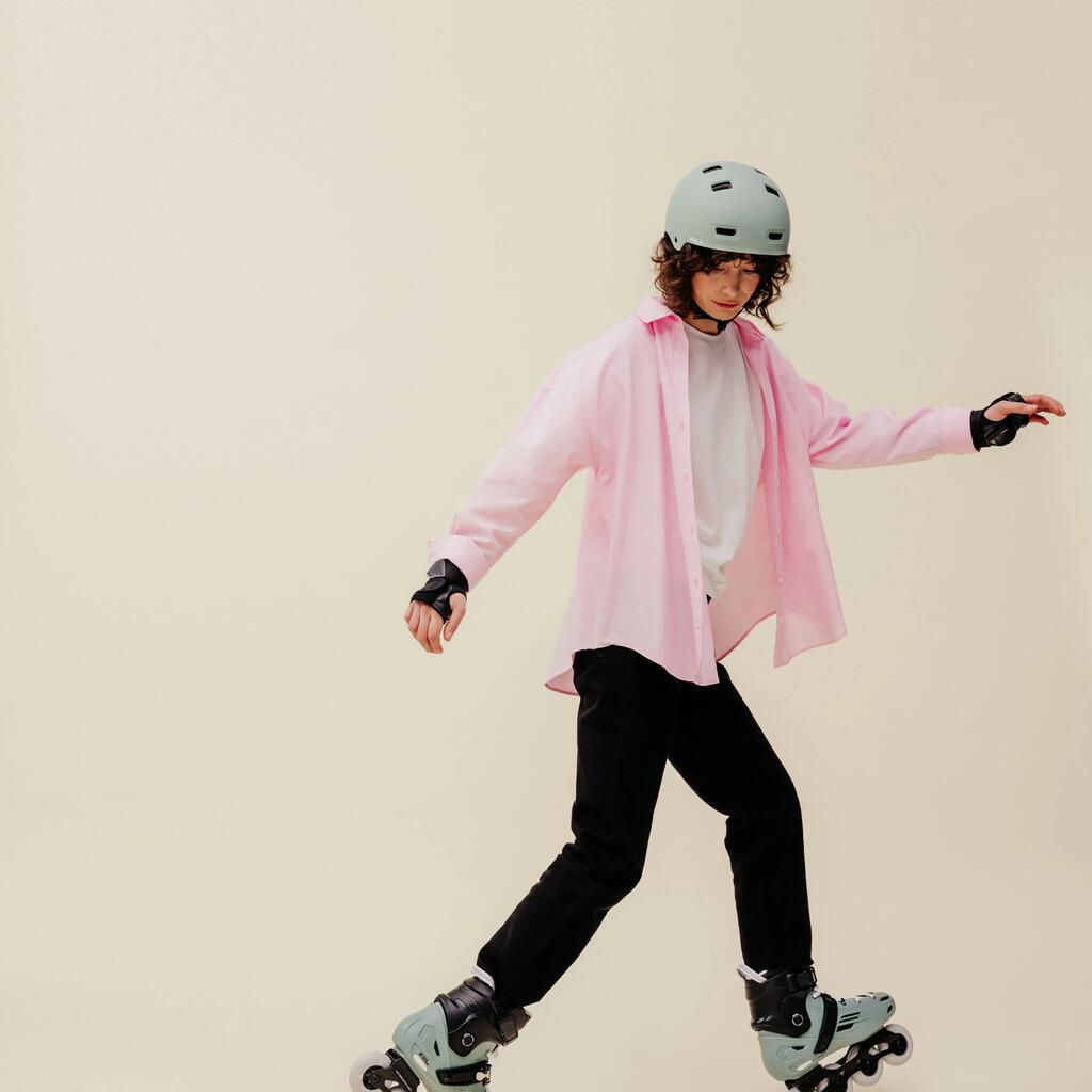 Adult Freeride Inline Skates MF500 - Light Khaki
