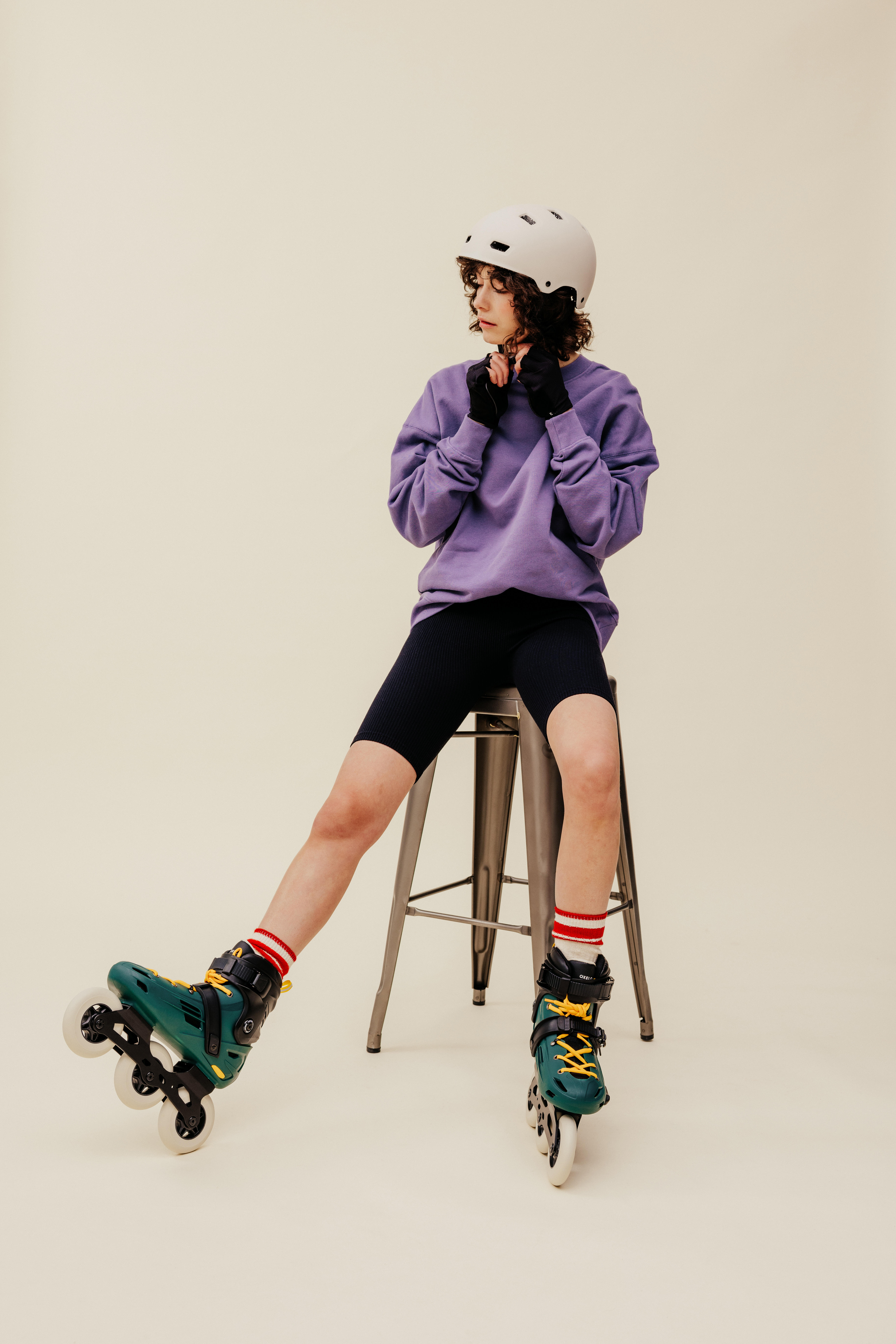 OXELO Kolieskové korčule MF900 Urban freeskate Hardboot zelené 40 · záber 12