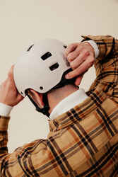 Inline Skating Skateboarding Helmet MF900 - Beige